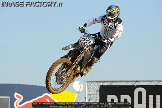 2009-10-03 Franciacorta - Motocross delle Nazioni 0290 Free practice MX1 - Joshua Coppins - Yamaha 450 NZ